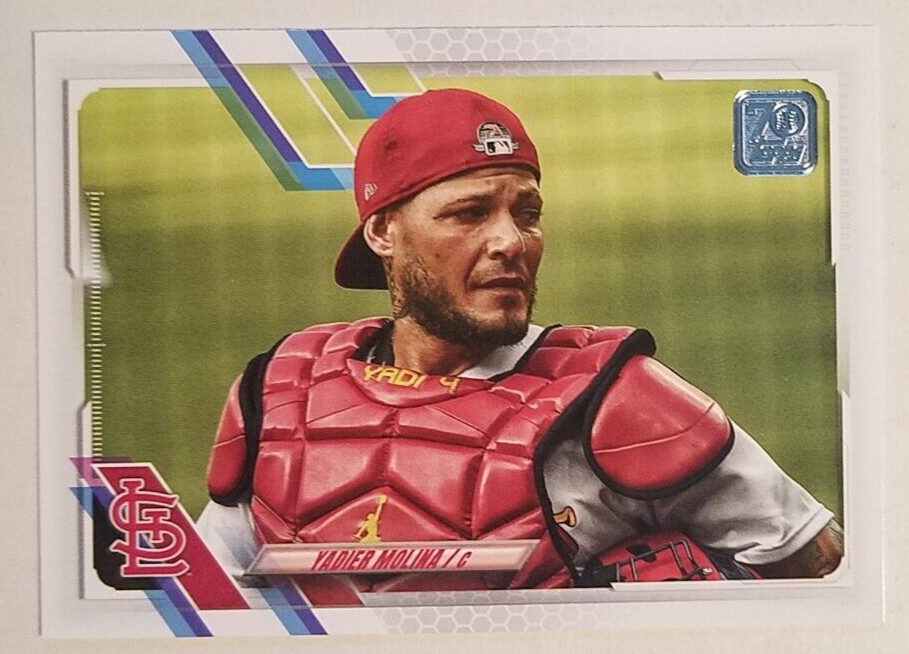 Yadier Molina 2021 Topps SP Photo Variation #207 Cardinals A6