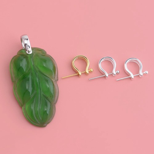 925 Silver Pin Clasp Pinch Bail closure clasp Bracelet Necklace Pendant eBay