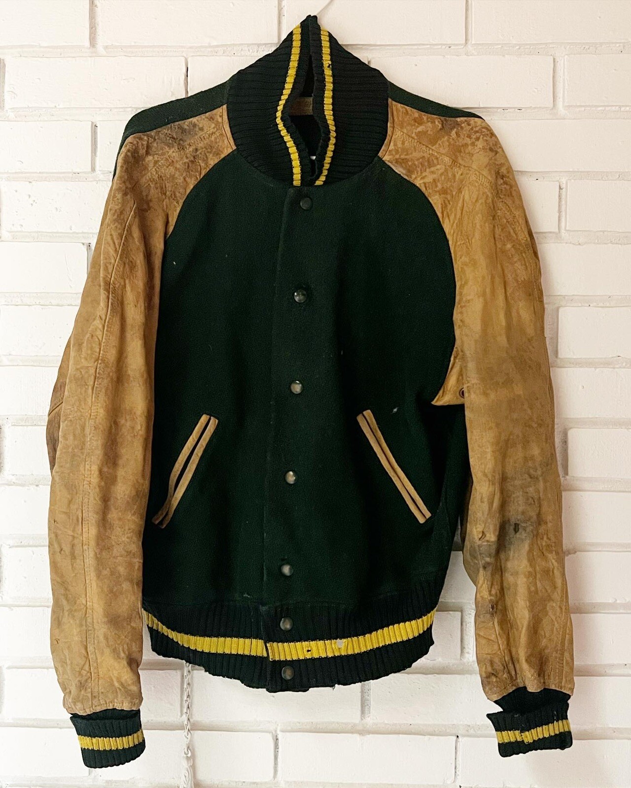 Vintage varsity jacket 40s 50s rrl seattle weavin… - image 1