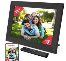 Frameo WiFi Digital Picture Frame 10.1 inch 32GB Storage, Touchscreen
