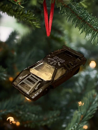 ORNAMENT Kidco The Cannonball Run Black Lamborghini FIGURE FIGURINE 3” Vintage