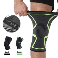 2PK Knee Compression Sleeve Support for Sport Arthritis Joint Pain Relief S-XXXL