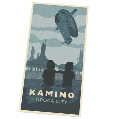 Custom Print auf 8x16 Fliese Postkarte Sammler Fanart