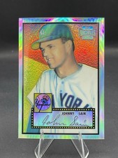 JOHNNY SAIN 2001 TOPPS ARCHIVES RESERVE #30 REPRINT REFRACTOR  - $1 SHIPPING