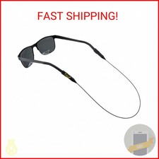 Cablz Original Eyewear Retainer, Black and Yellow with Black Cable, 14-Inch
