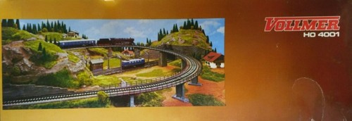 Kit de construcción Vollmer 4001 HO Straight Track Ramp de 360 mm de longitud | Zustand: New