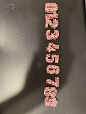 Sparkly Resin Numbers Home School Teaching