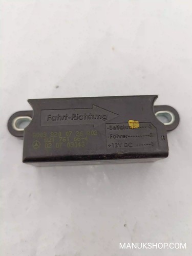 Airbagsensor Airbagsteuergerät Mercedes-Benz W211 A0038200726 Q02 821761664