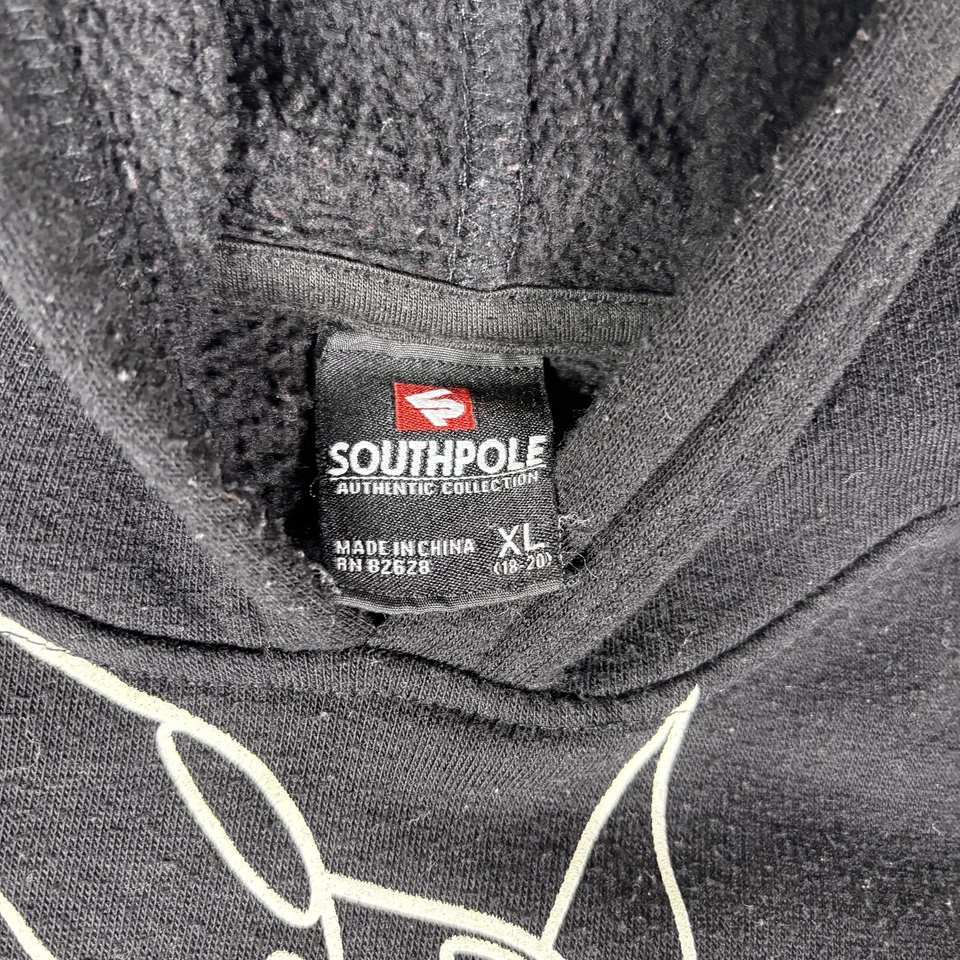 Moletom com capuz Space Jam Tune Squad meninos XL Southpole basquete Looney Tunes desenho animado - Imagem 4 de 4