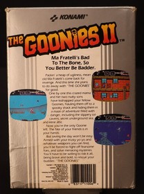 The Goonies II 2 Nintendo NES 1987 Complete CIB Tested