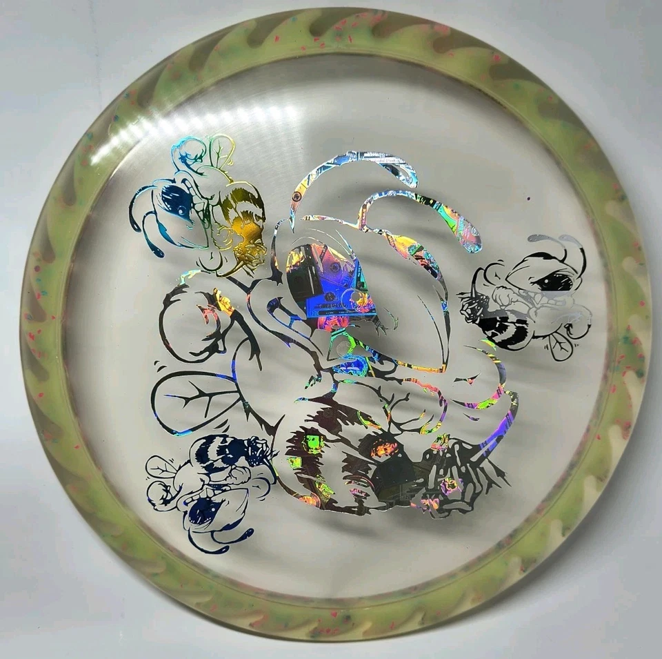 Nueva sierra de confeti Discraft súper rara cuádruple lámina algodón caramelo Buzzz 175-6 g 💵 Foto 2 de 4