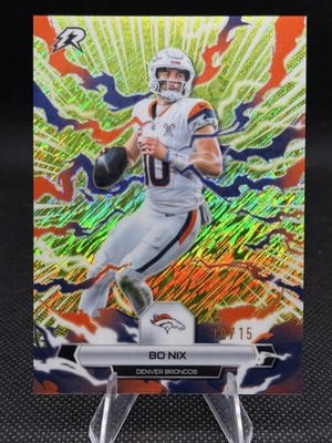 2025 Topps Resurgence Bo Nix Denver Broncos Parallel Card #28 /15