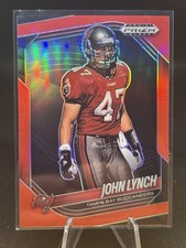2025 Panini Prizm Black Red Parallel John Lynch #142 Buccaneers /299