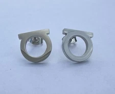 Ferragamo Silver Earrings Stud