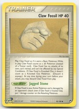Claw Fossil 90/100 EX Sandstorm Pokemon TCG LP