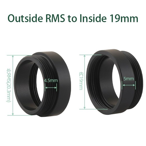 RMS to M25 M26 M27 CS RMS M39 M19 Microscope Objective Lenses Adapter Ring - 第 17/18 張圖片