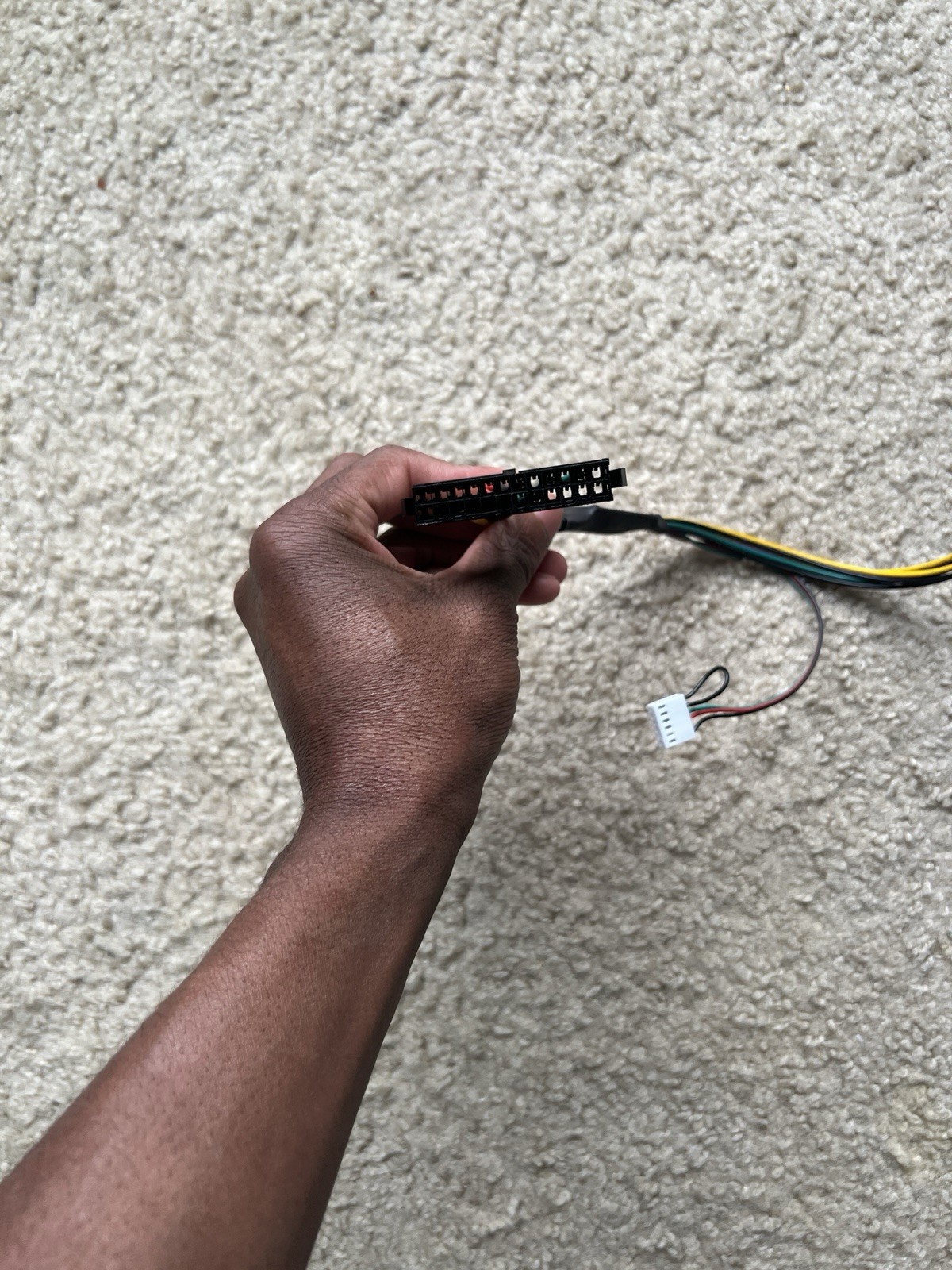 12" ATX Main 24-Pin to 6-Pin PSU Power Adapter Cable 18AWG for Select HP Systems