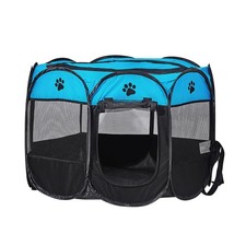 Foldable Pet Dog Playpen, Pop Up Portable Cat Playpen, Indoor/Outdoor for Kit...