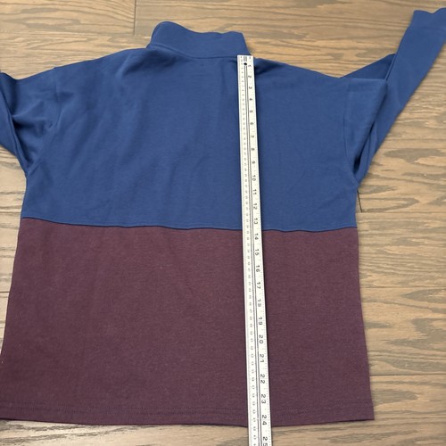 Roots Kids Canda Active Relaxed Half Zip Blue Sweatshirt Pullover XXL 13-14 Year - Picture 12 of 12