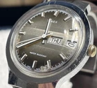 Vintage 1977 Timex Marlin - Day/Date - Ref 26951 10677 - Bronze Dial - Runs
