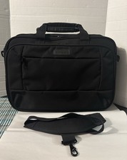 Black Laptop 17.3  Bag Briefcase W/Adjustable  Removable Shoulder Strap