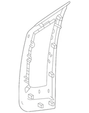 Genuine Land-Rover Vent Grille LR146279