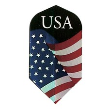 Viper V-75 Poly Royal Hard Flights American Flag Slim