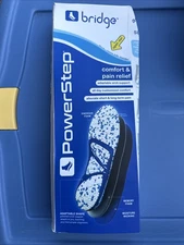 PowerStep Bridge Insoles Women’s 9-10.5 Men’s 8-9.5. Read Description Please