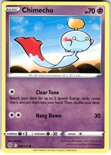 Chimecho 063/172 SWSH09: Carta Pokemon comune stelle brillanti quasi nuova