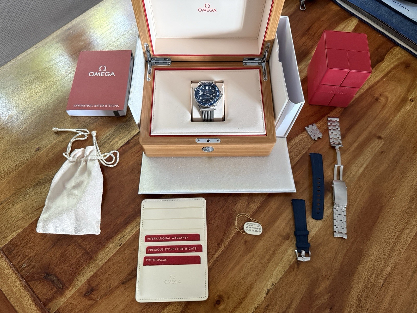 Omega Seamaster Diver Mesh, Steel Rubber