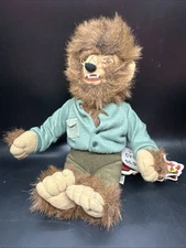 1999 Stuffins Universal Studios Monsters The Wolfman Werewolf 9" Plush Horror
