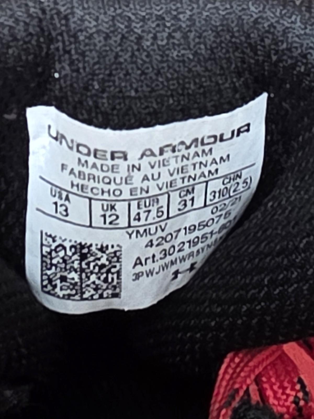 Under Armour Shoes Red Men's Charged Bandit Trail Size 13 Model 3021951-601 thumbnail 10