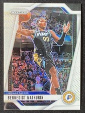 Bennedict Mathurin 2024-25 Panini Prizm White Wave Base /38 #40