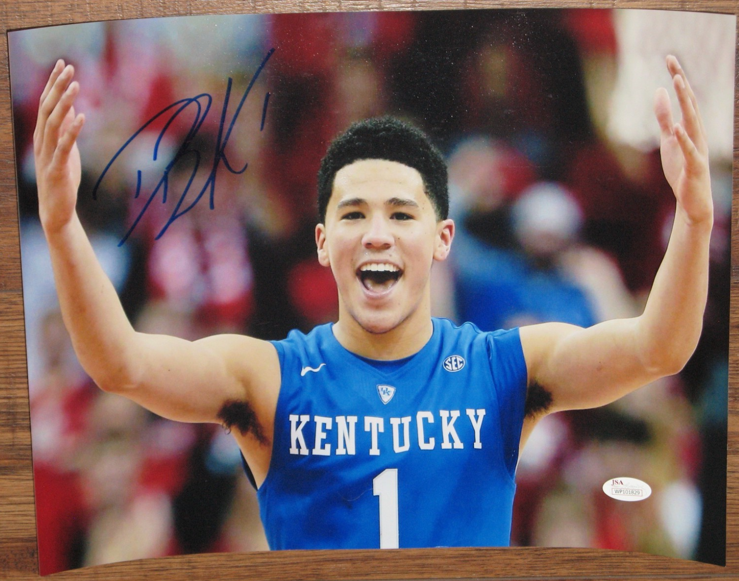 Devin Booker Autographed Signed Autograph 11x14 Photo JSA Certified Kentucky Wildcats Suns 