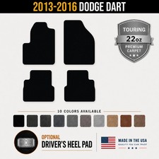 Avery Touring Front Rear Floor Mats For 2013-2016 Dodge Dart 1sk