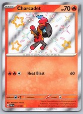 Charcadet Holo Shiny Rare SV: Paldean Fates 114/091 NM on eBay