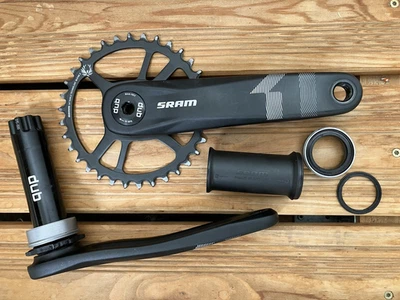 SRAM X1 1000 Eagle DUB 12-fach 34T Kurbel 175mm + Pressfit Innenlager 89,5-92 - Bild 1 von 4