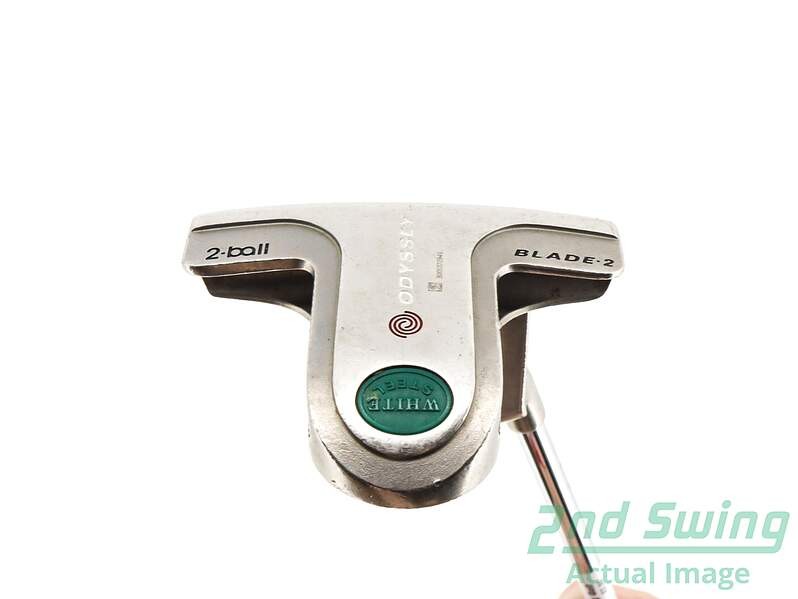 Odyssey White Steel 2-Ball Blade Putter Steel Right 33.5in Odyssey White Steel 2-Ball Blade Putter Steel Right 33.5in
