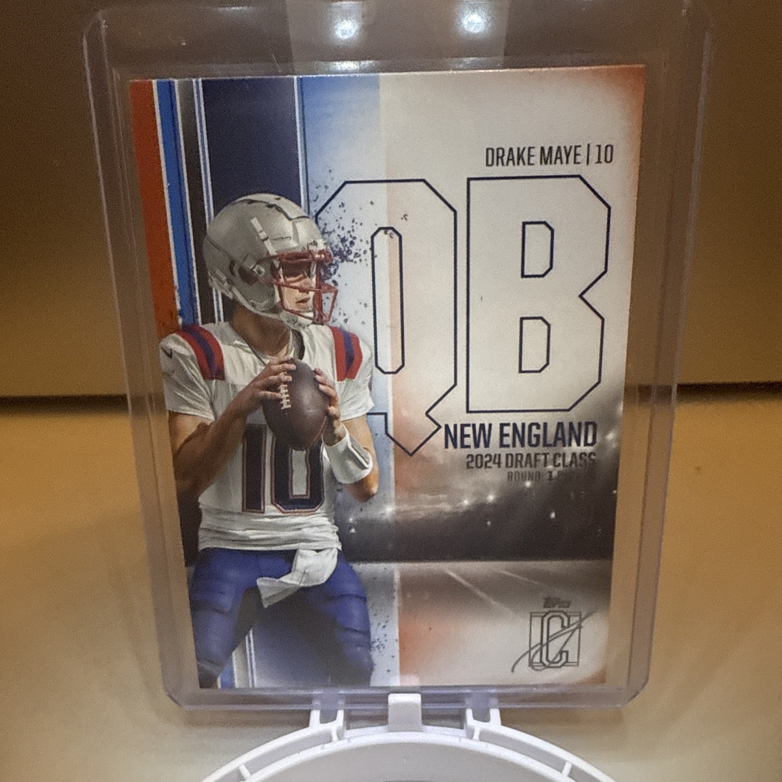 2024 Topps Signature Class - Rookies Drake Maye #152 Blue & Orange (RC)