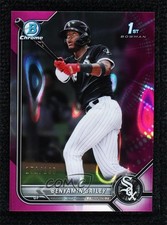 2022 Bowman Chrome Prospects Fuchsia Lava Refractor 152/199 Benyamin Bailey 0o3x