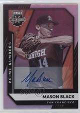 2021 Elite Extra Edition Prime Numbers B Signatures 16/75 Mason Black Auto 6ks