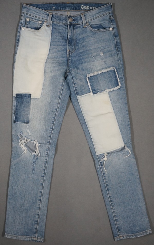 XA13423 VERY COOL *****GAP**** PATCHWORK DENIM SK… - image 1