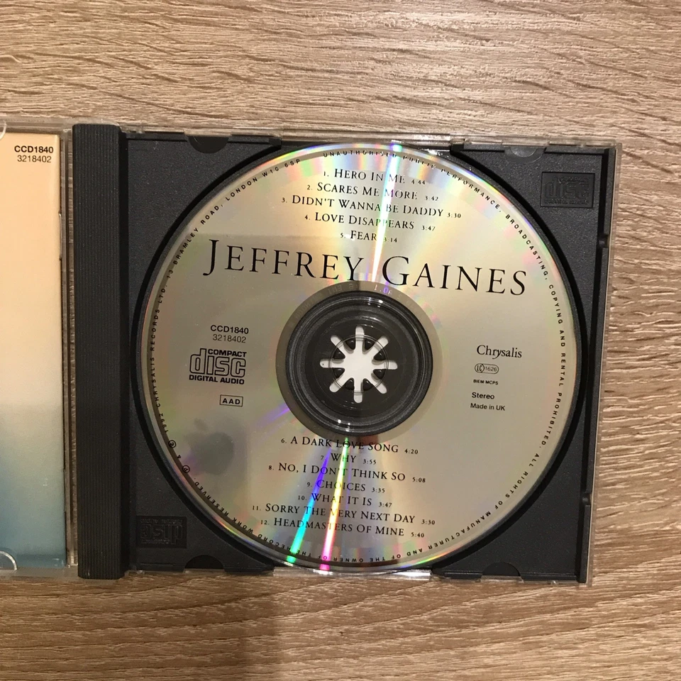 Jeffrey Gaines von Jeffrey Gaines (CD 1992) D - Bild 2 von 3