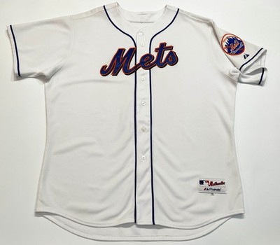 Majestic Authentic MLB New York Mets Baseball Jersey Sz 56 White