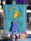 Nintendo Gameboy Pokémon  Carrying Case Bag Pikachu Teal Purple Vintage