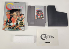 Contra Nintendo NES Konami CIB Complete in Box - Great Condition Tested/Works 