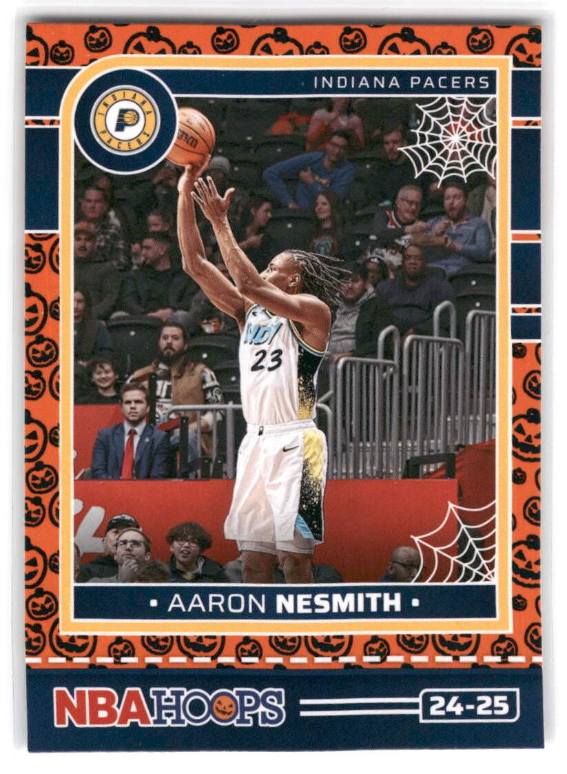 Aaron Nesmith 2024-25 Hoops Haunted Hoops BASKETBALL #104 Indiana Pacers Orange