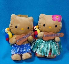 Hawaii Hello Kitty Daniel Tanned Plush Ukulele M 2002 0d9b23