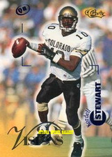 1996 CLASSIC VISIONS KORDELL STEWART PITTSBURGH STEELERS #50 11V52