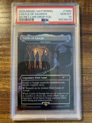MTG✨CASTLE OF AAARGH (Dark Depths) FOIL✨SLD X Monty Python PSA